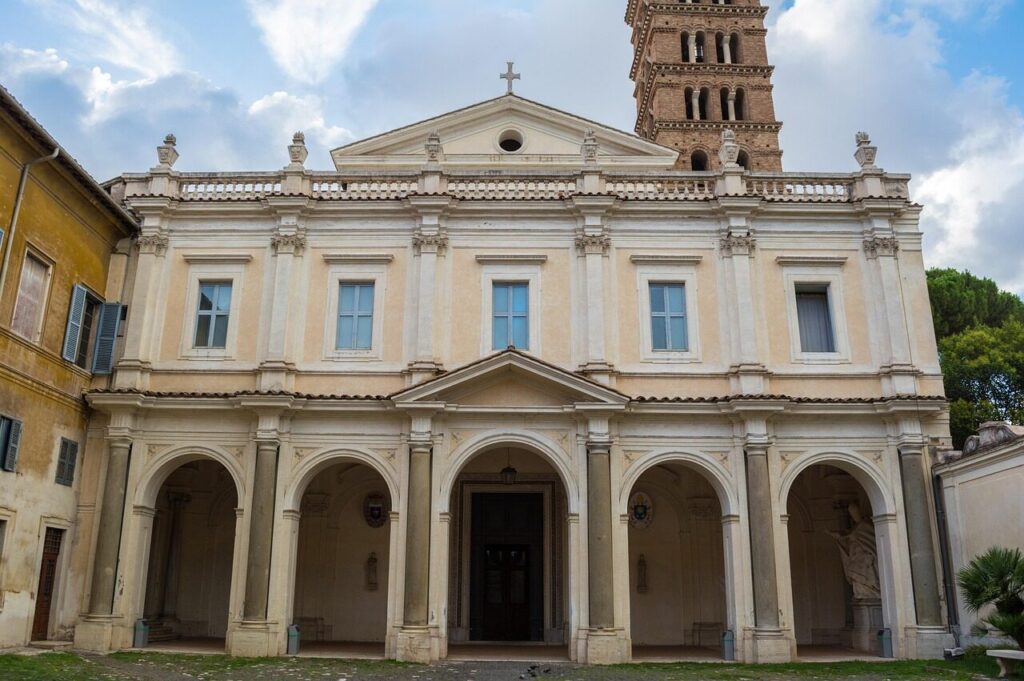 bonifacio e alessio, aventine hill, rome, italy, sight, church